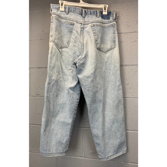 60s Faded Wrangler Jeans Patched Distressed Short Length High Waist Well Worn B1 - Picture 6 of 10